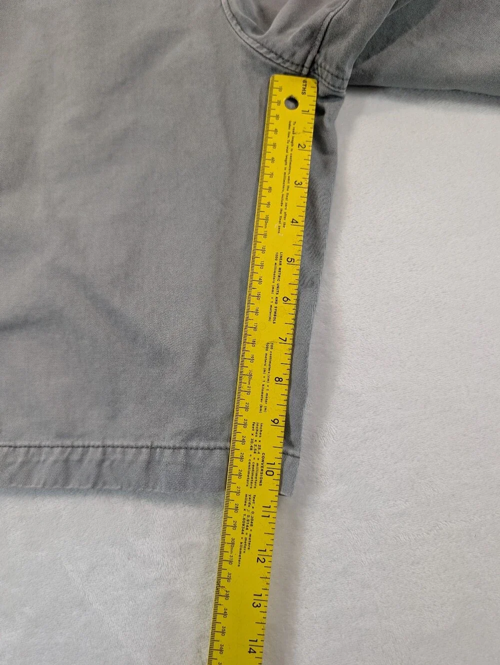 American Eagle Longboard Chino Shorts Gray Men's 34 | Casual Skater Surf